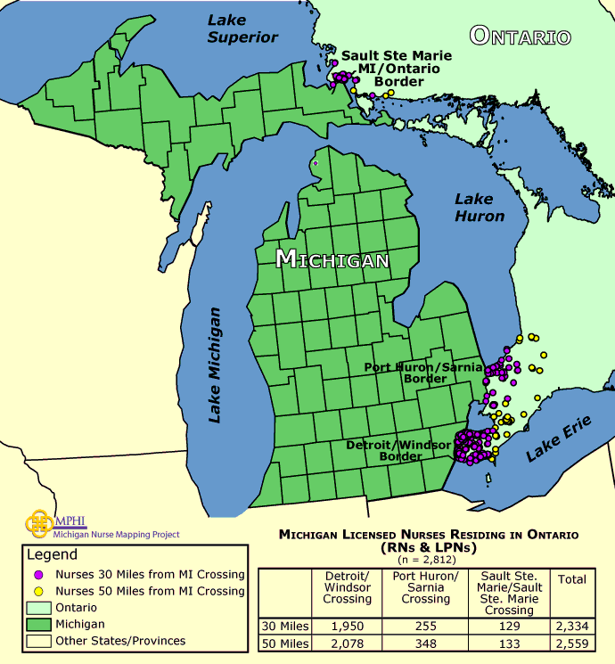 Michigan Licensed Nurses Residing in Ontario Canada Michigan Nurse